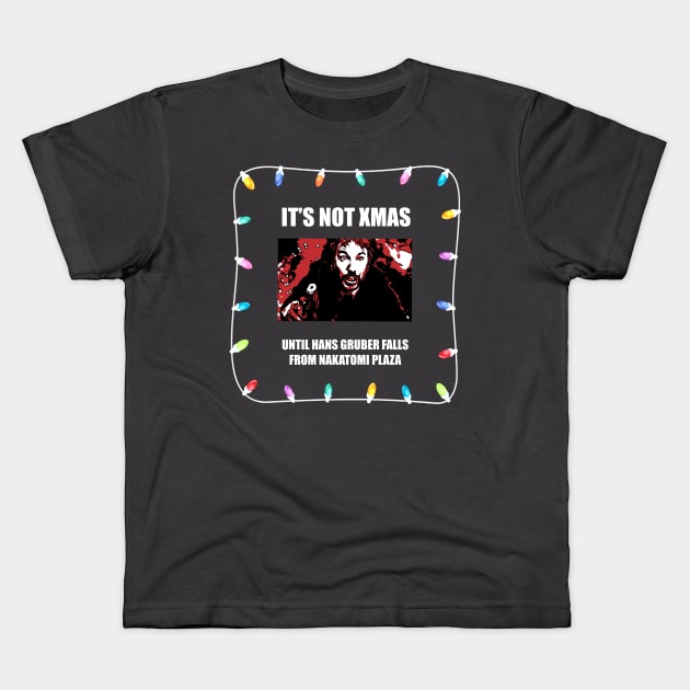 Die Hard Christmas - Hans Gruber Kids T-Shirt by Charissa013